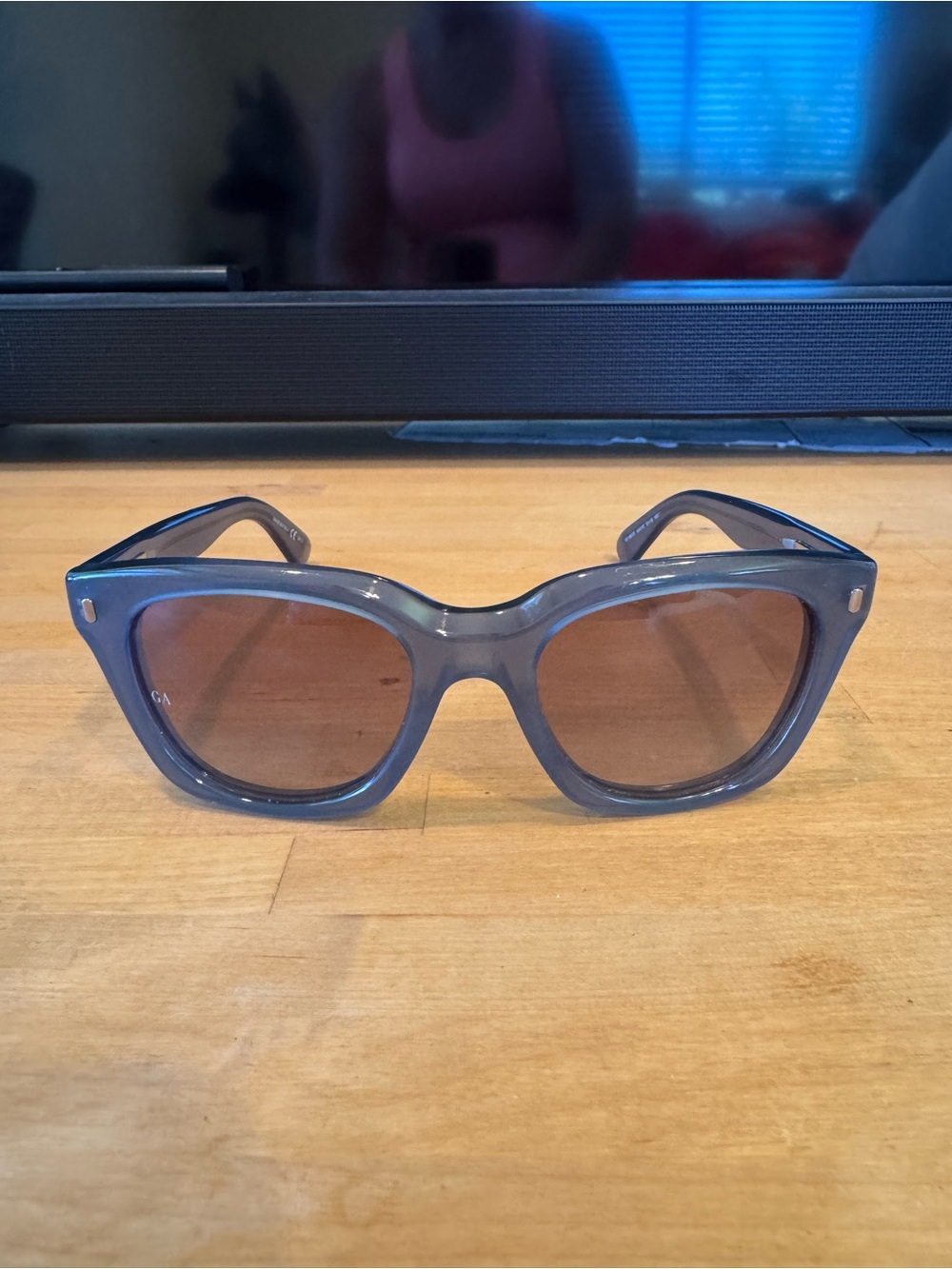 GIORGIO ARMANI GA962/S Sunglasses, Silver Hardware, Grey Lenses, Made In Italy